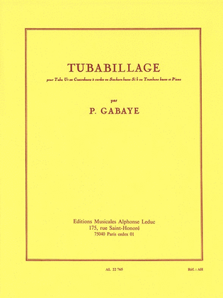 Book cover for Tubabillage (tuba And Piano)