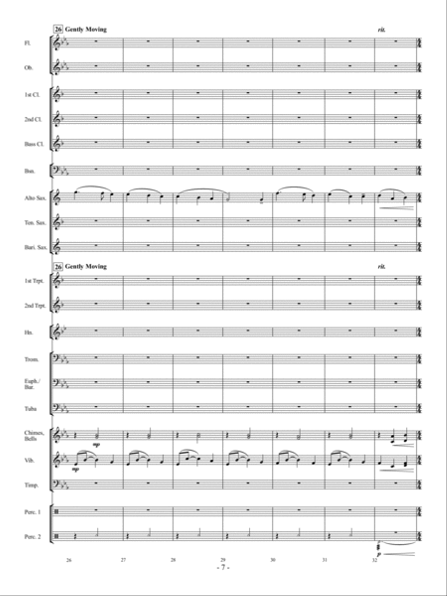 Away In A Manger Away In A Manger Concert Band scores gallery preview page 6