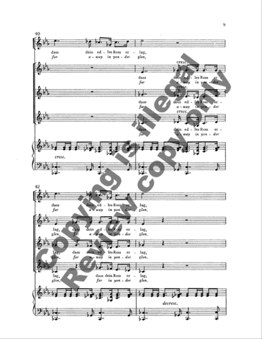 Ellen's Second Song (Ellens zweiter Gesang) SSA scores gallery preview page 13