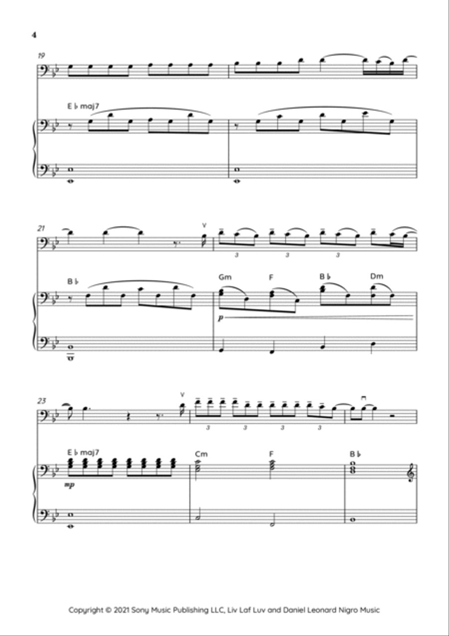 Drivers License Piano scores gallery preview page 6