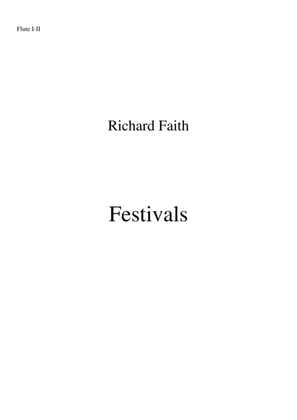 Richard Faith/László Veres: Festivals for concert band, flute I and II part
