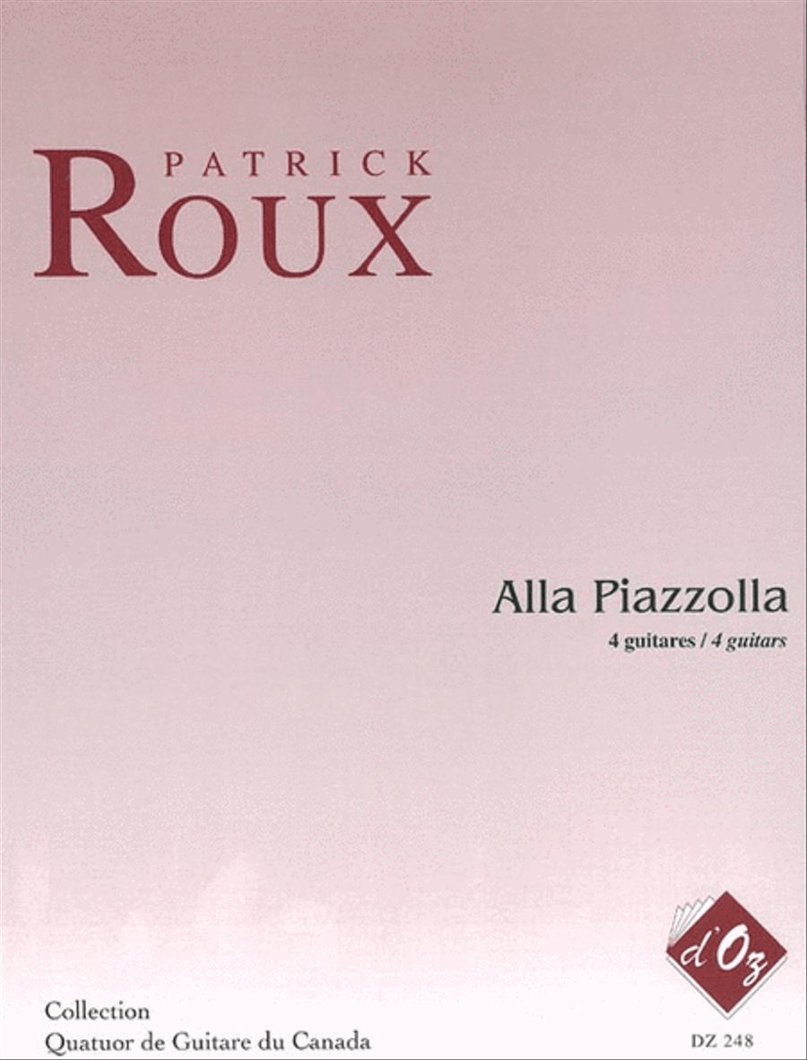 Alla Piazzolla (2 livres) Guitar Ensemble scores gallery preview page 1