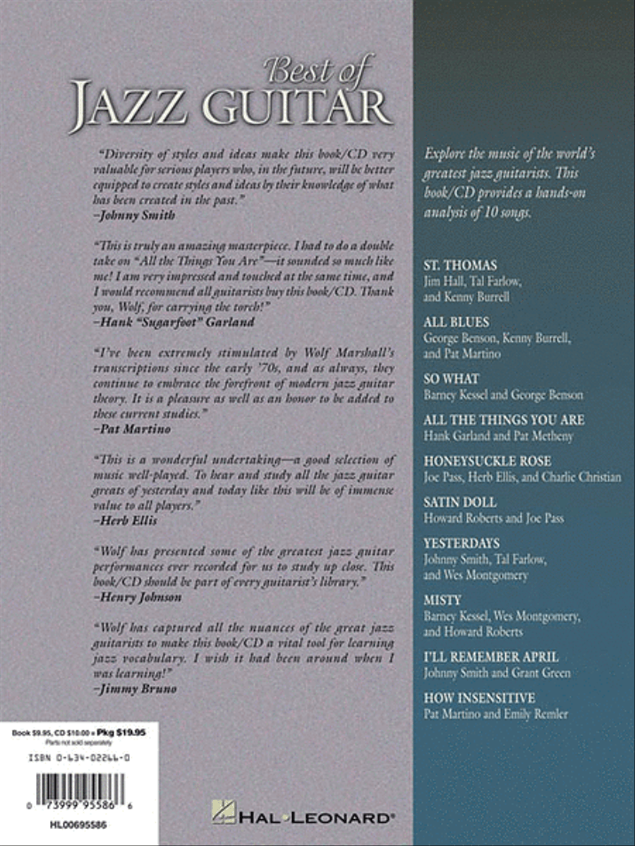 Best of Jazz Guitar Best of Jazz Guitar Electric Guitar scores gallery preview page 2