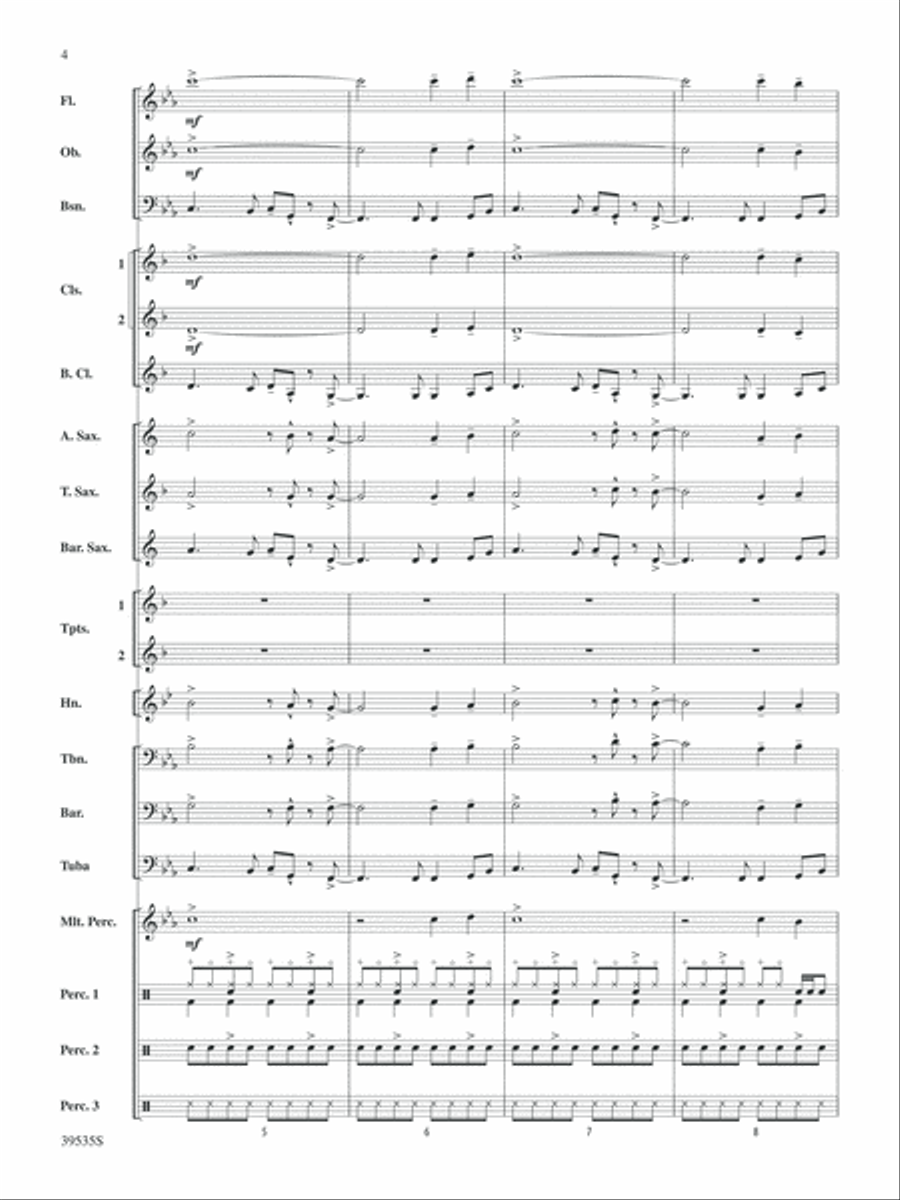 Bad Girls: Score Concert Band scores gallery preview page 4