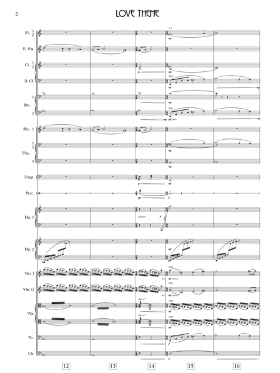 Jenny - Score Only Full Orchestra scores gallery preview page 4