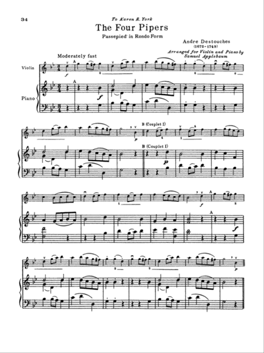 20 Progressive Solos for String Instruments Piano Solo scores gallery preview page 4