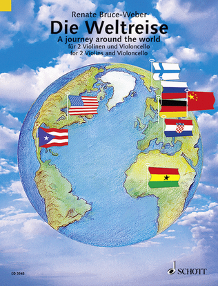 Book cover for A journey around the world