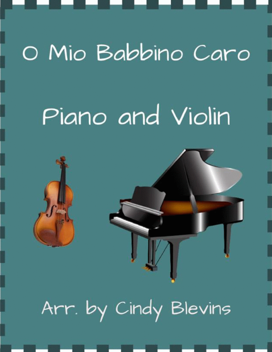O Mio Babbino Caro, for Piano and Violin Violin Solo scores gallery preview page 1