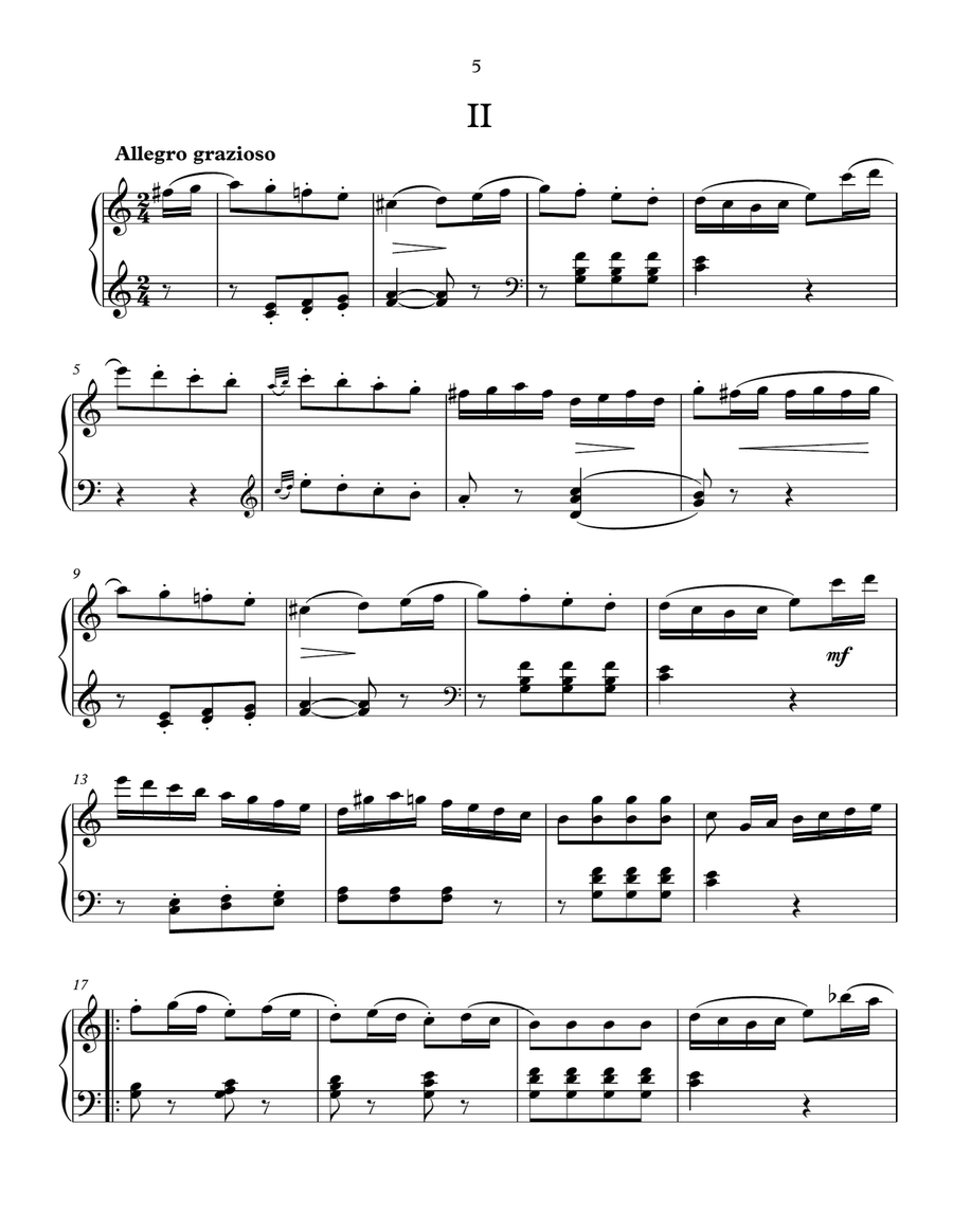 Kuhlau - Sonatina Op. 55 No. 3 Piano Method scores gallery preview page 5