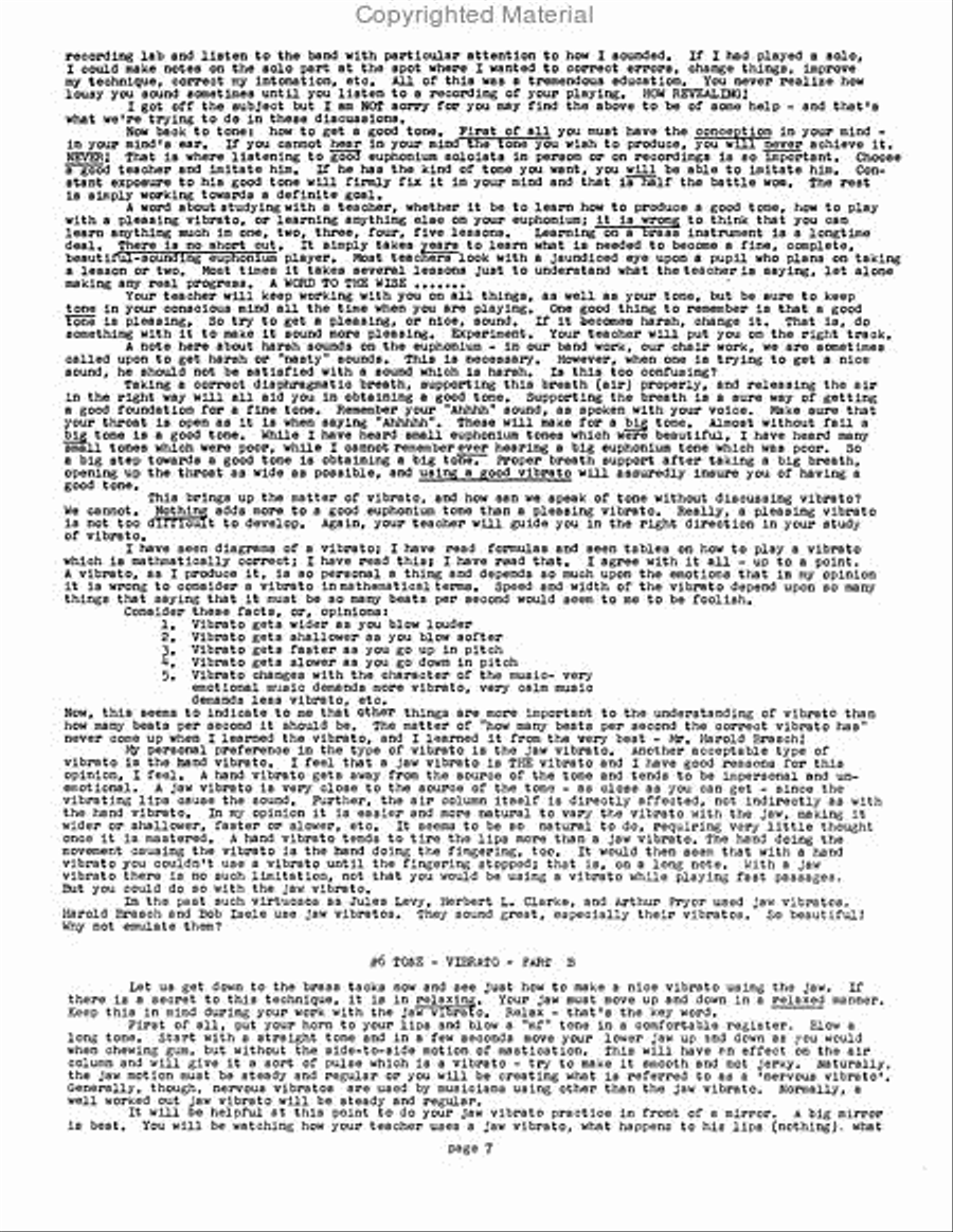 Volume I- The Art of the Euphonium Euphonium scores gallery preview page 8