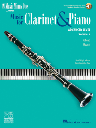 Book cover for Advanced Clarinet Solos – Volume 2