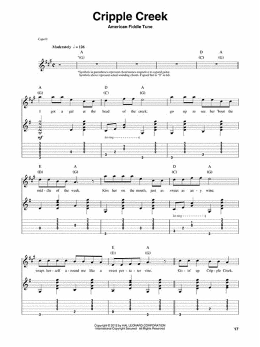 <br>Sheet music extract