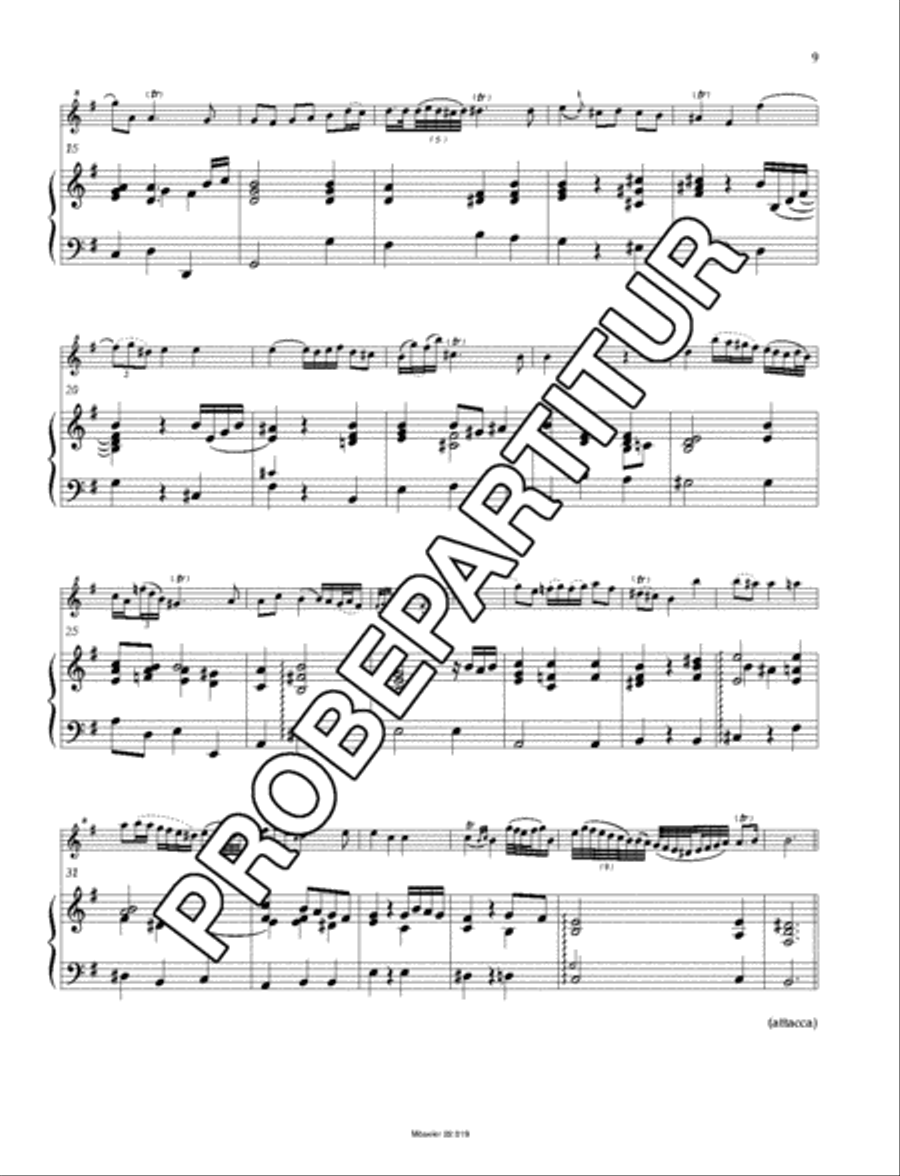 Sonata G major Soprano Recorder scores gallery preview page 10