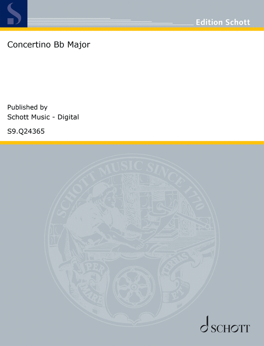 Concertino Bb Major Concertino Bb Major Trumpet scores gallery preview page 1