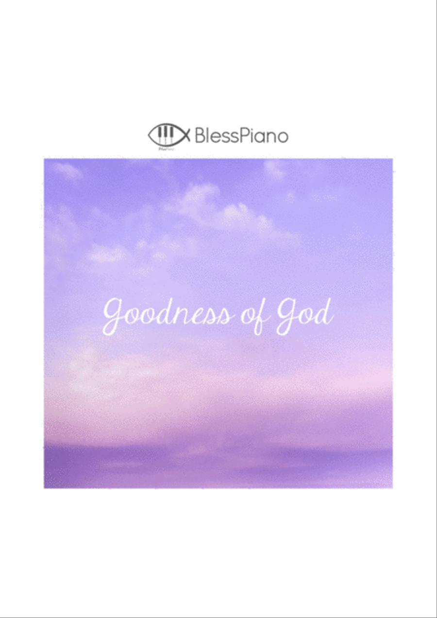 Goodness Of God Piano Solo scores gallery preview page 1