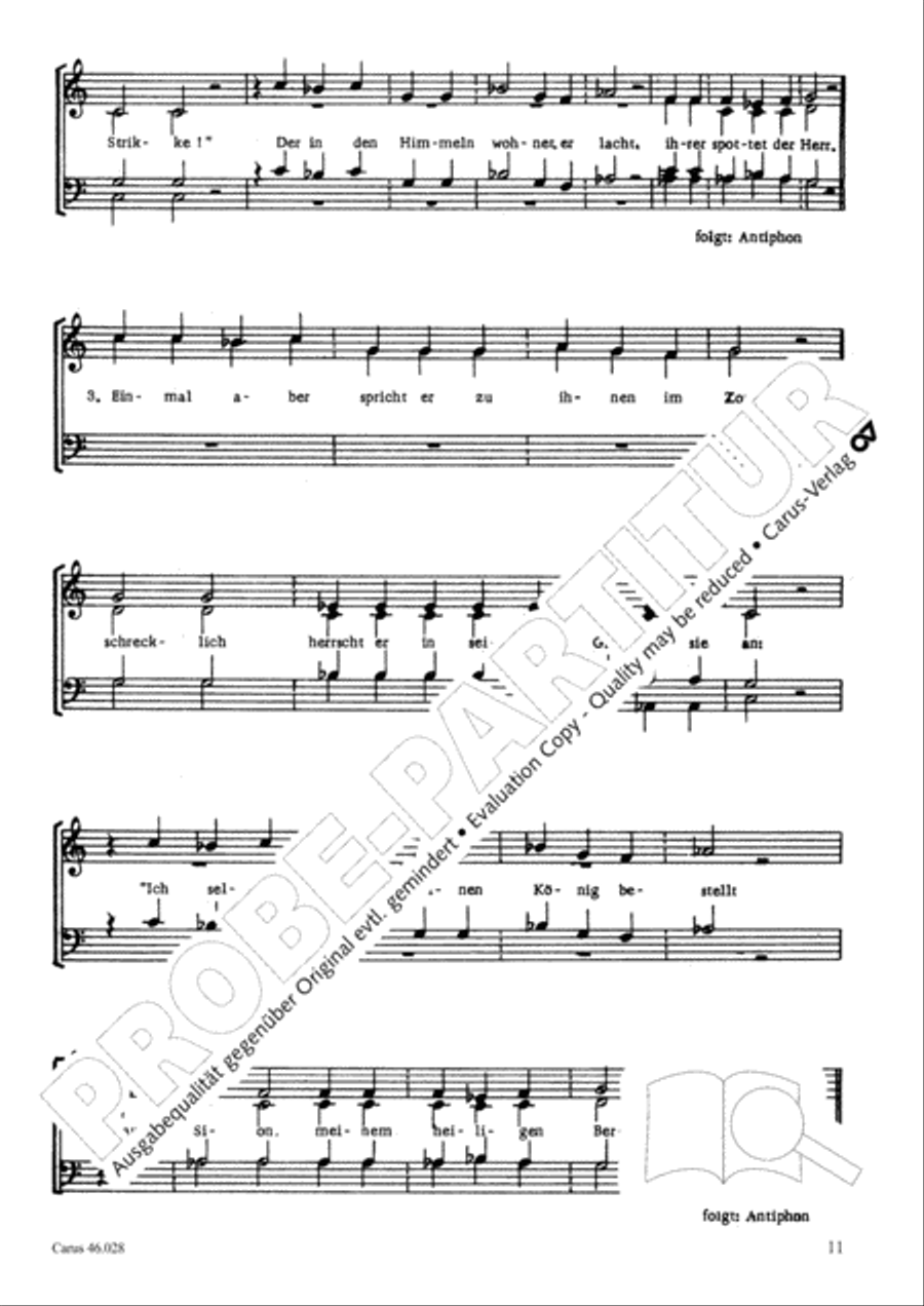 Deutsches Proprium vom Fest Christ-Konig 4-Part scores gallery preview page 12