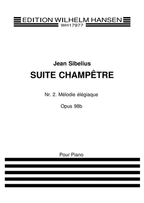 Book cover for Sibelius Melodie Elegiaque Op. 98b/2