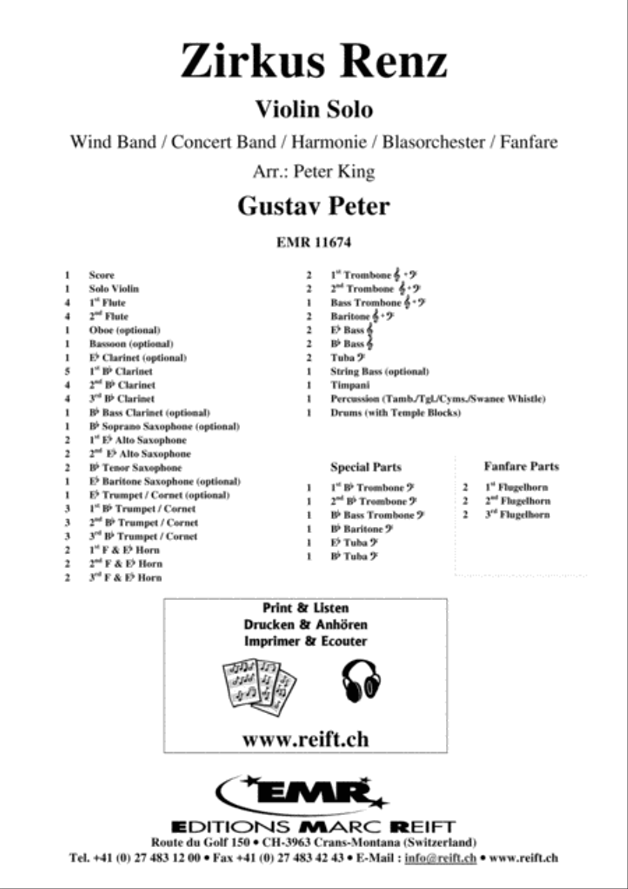 Zirkus Renz Concert Band scores gallery preview page 2