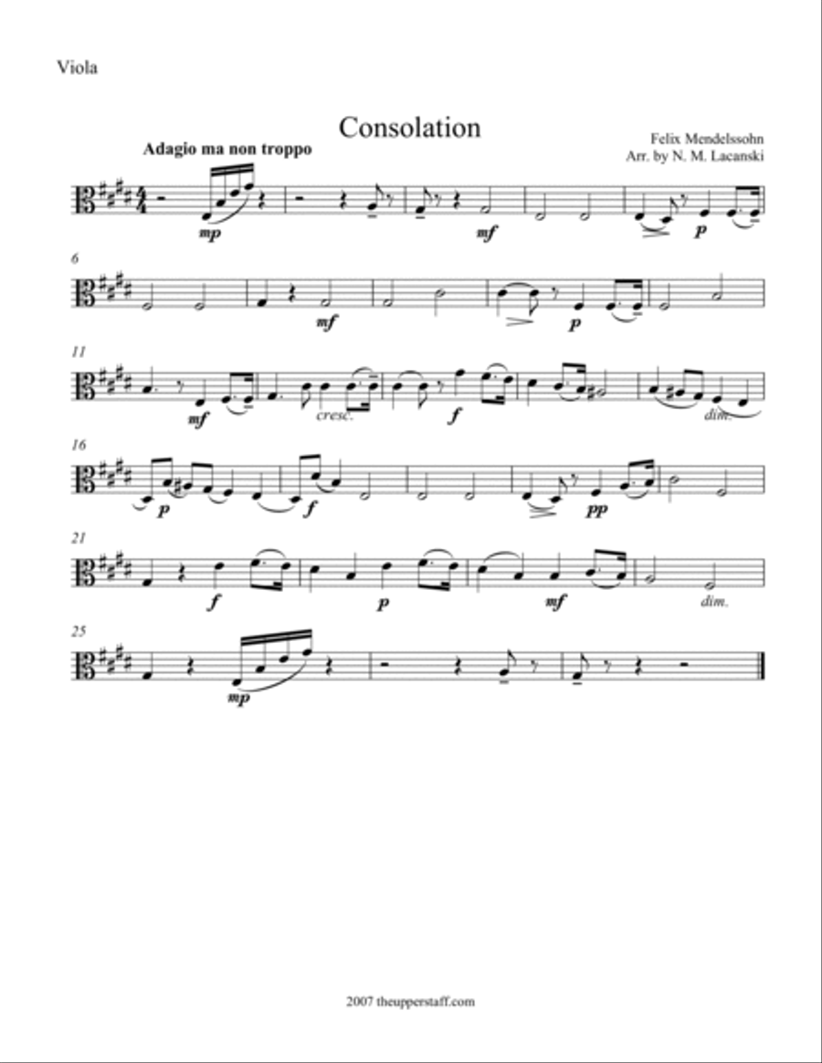 Consolation String Orchestra scores gallery preview page 3