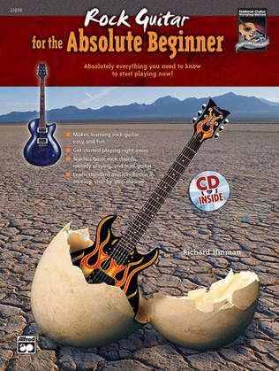 Book cover for Rock Guitar for the Absolute Beginner