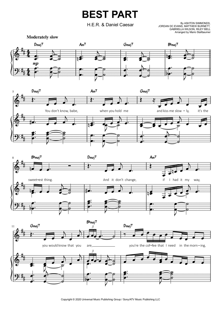Best Part Voice scores gallery preview page 1