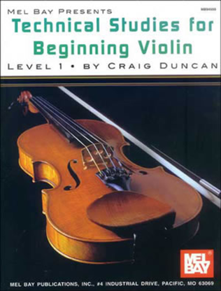 Book cover for Technical Studies for Beginning Violin