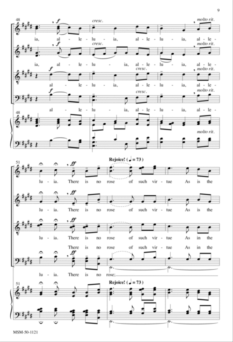 There Is No Rose Divisi scores gallery preview page 9