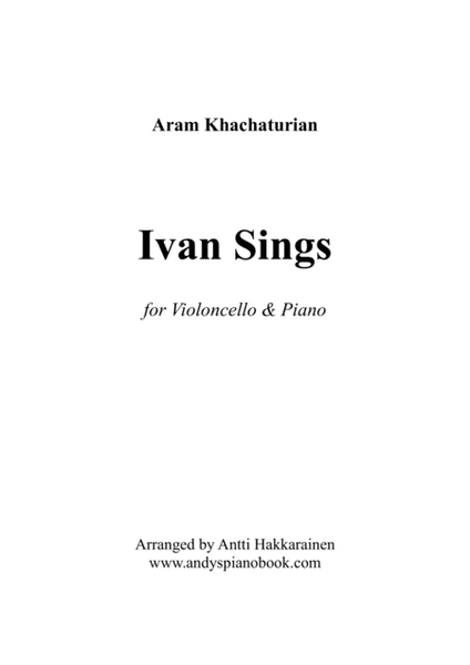 Ivan Sings - Cello & Piano