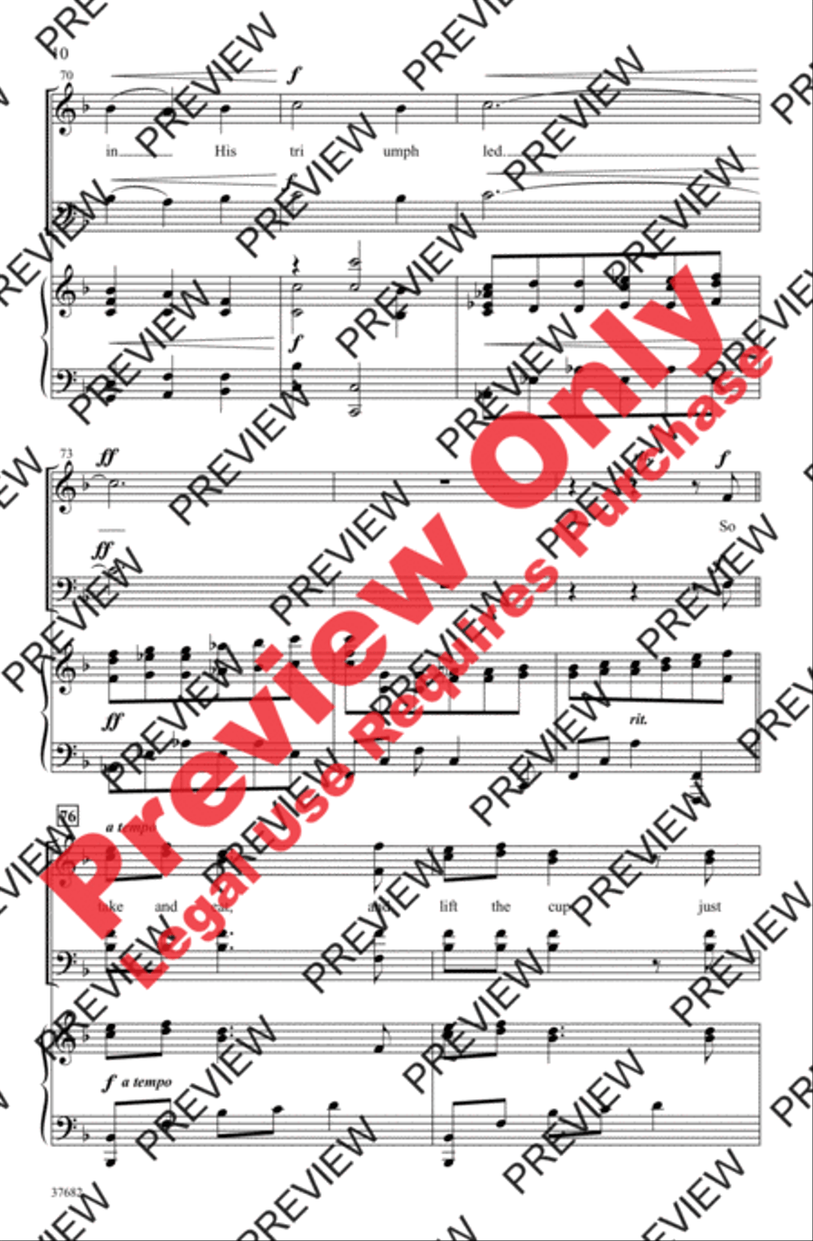 Come and Dine Come and Dine 4-Part scores gallery preview page 10
