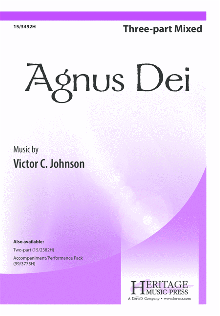 Agnus Dei 3-Part scores gallery preview page 1
