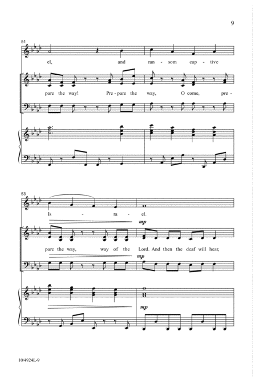 The Coming of the Lord 3-Part scores gallery preview page 9