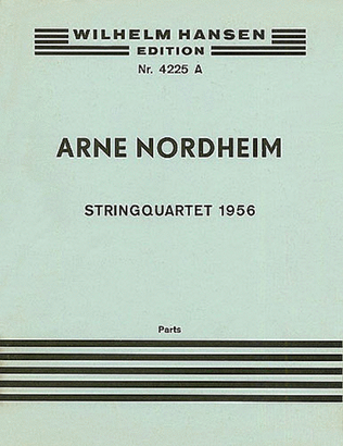 Book cover for Arne Nordheim: String Quartet (Parts)