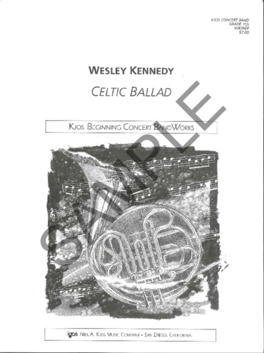 Celtic Ballad Celtic Ballad Concert Band scores gallery preview page 2
