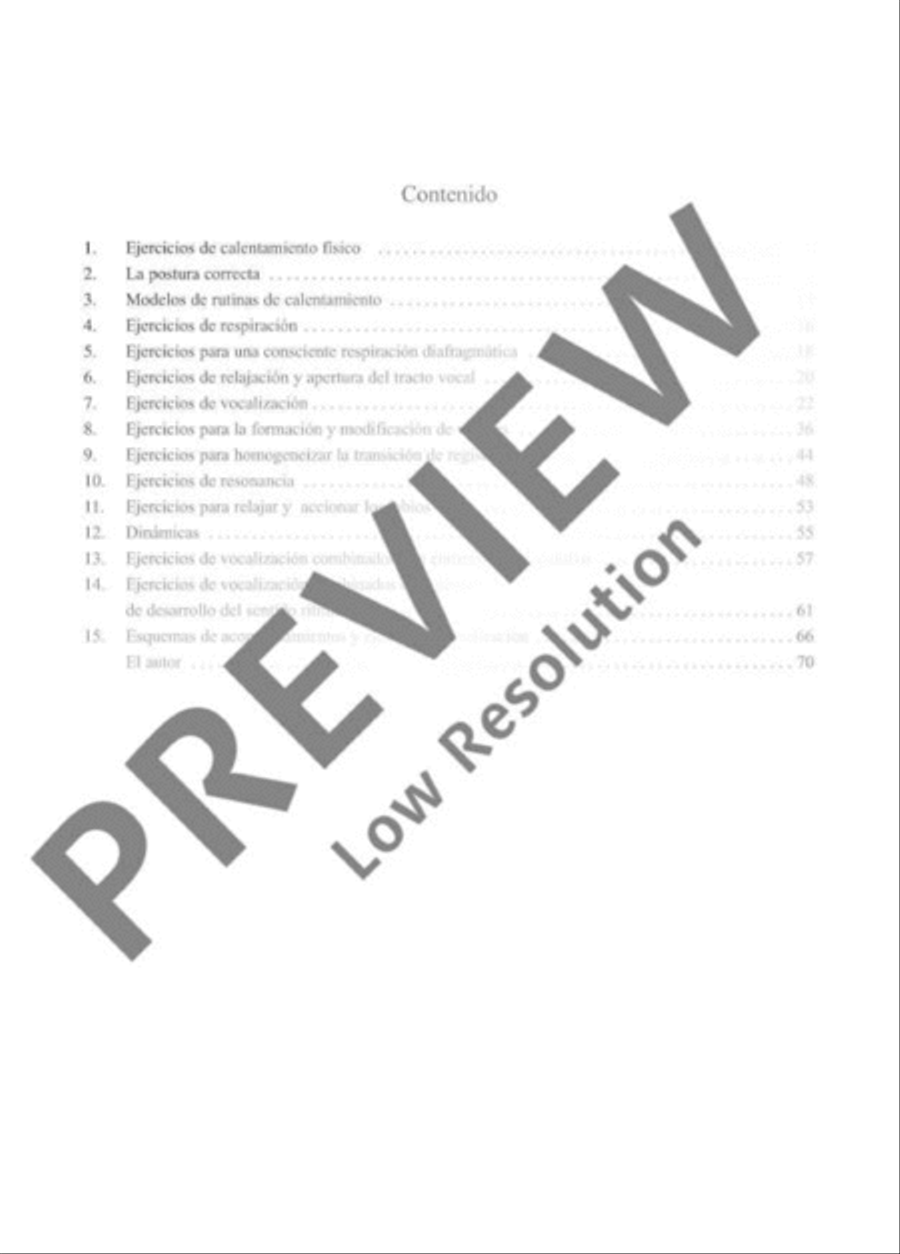 Vocal warm-ups Voice scores gallery preview page 4