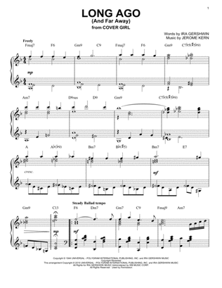 Book cover for Long Ago (And Far Away) [Jazz version] (arr. Brent Edstrom)