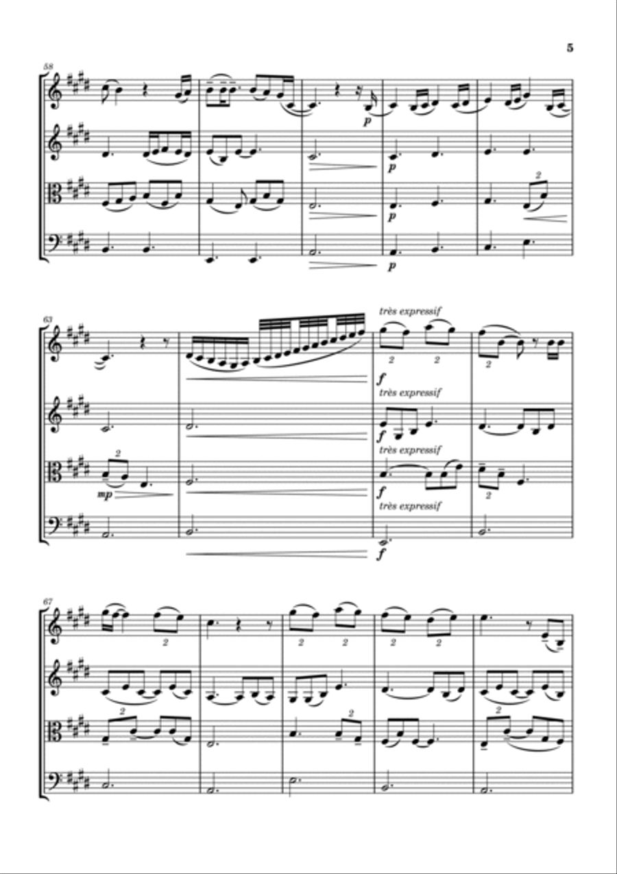 Pointless String Quartet scores gallery preview page 5