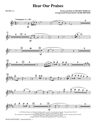 Hear Our Praises (arr. Mark Brymer) - Flute 1,2