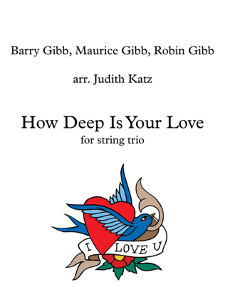 Book cover for How Deep Is Your Love from the Motion Picture SATURDAY NIGHT FEVER