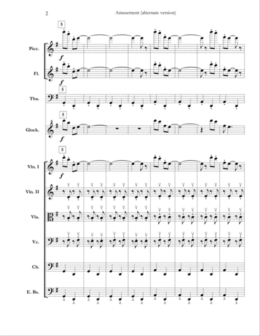 Bang Bang (my Baby Shot Me Down) Full Orchestra scores gallery preview page 2