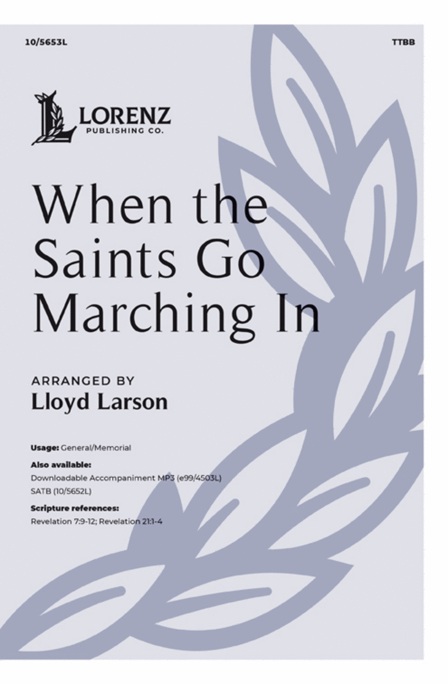 When the Saints Go Marching In