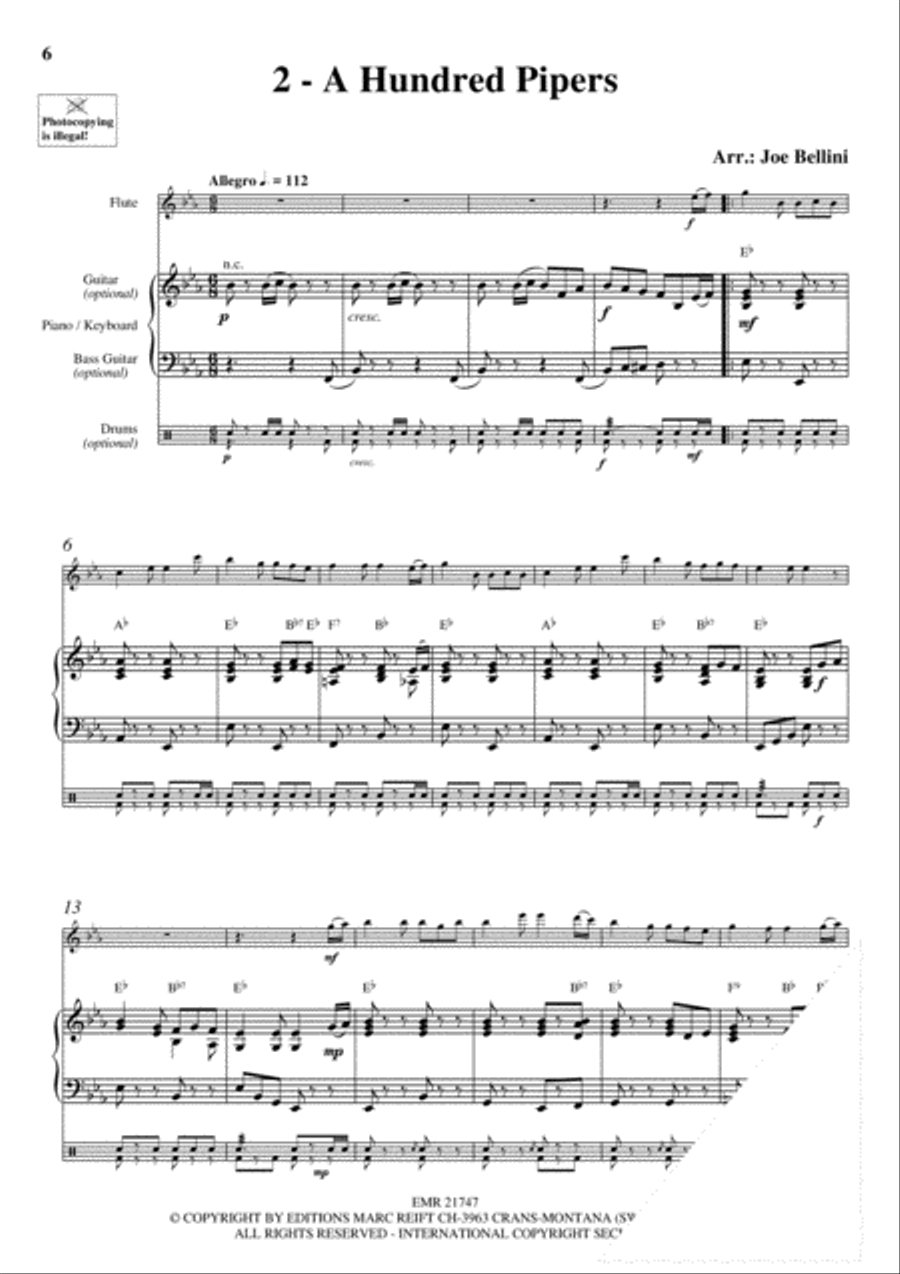 20 Celtic Hits Flute Solo scores gallery preview page 4