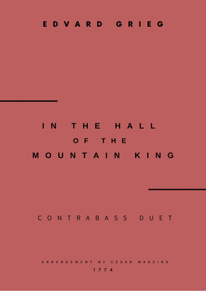 Book cover for In The Hall Of The Mountain King - Contrabass Duet (Full Score and Parts)