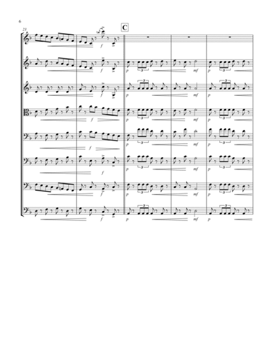 March (from "The Nutcracker Suite") (F) (String Octet - 3 Violins, 1 Viola, 3 Cellos, 1 Bass)