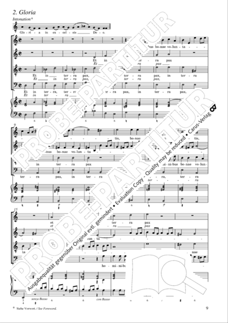Missa brevis 4-Part scores gallery preview page 10