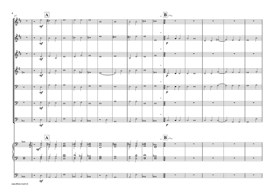 Dissimulare etiam sperasti - Tertia pars Brass Ensemble scores gallery preview page 5