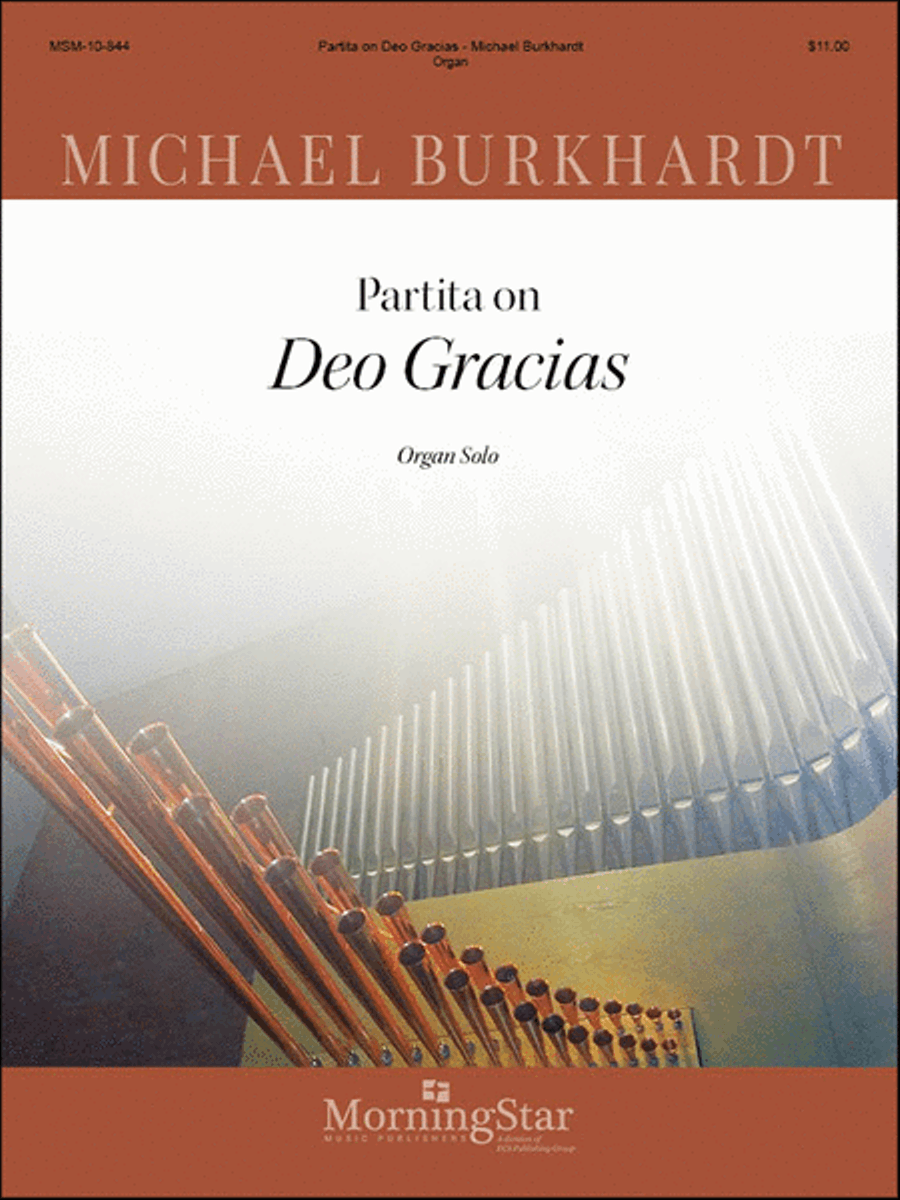 Partita on Deo Gracias Organ scores gallery preview page 1
