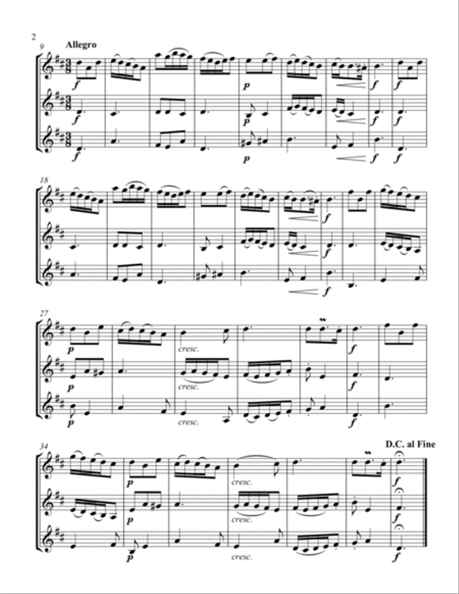 Canzona e danza Canzona e danza Clarinet Solo scores gallery preview page 2