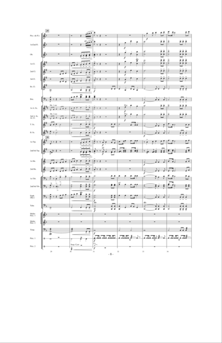 High Country Celebration Concert Band scores gallery preview page 7