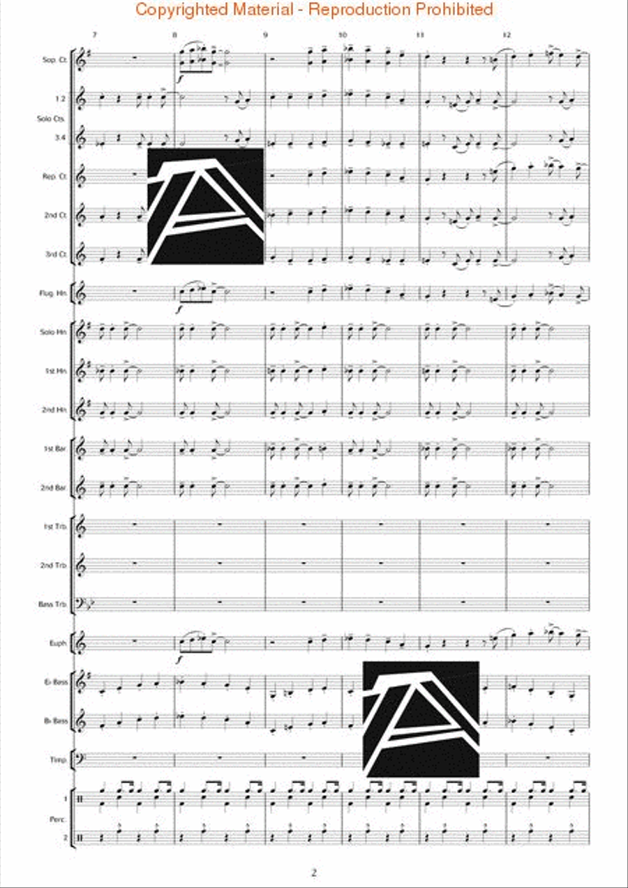 Rapsodia Borealis (for Trombone & Piano) Piano Accompaniment scores gallery preview page 3