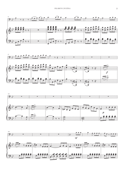 Figaro's Cavatina "Largo Al Factotum" for Trombone and Piano image number null